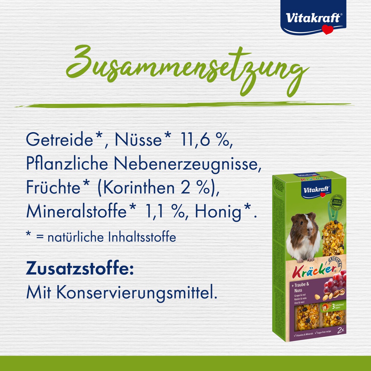 Vitakraft Kräcker Meerschweinchen 3x2 Stück