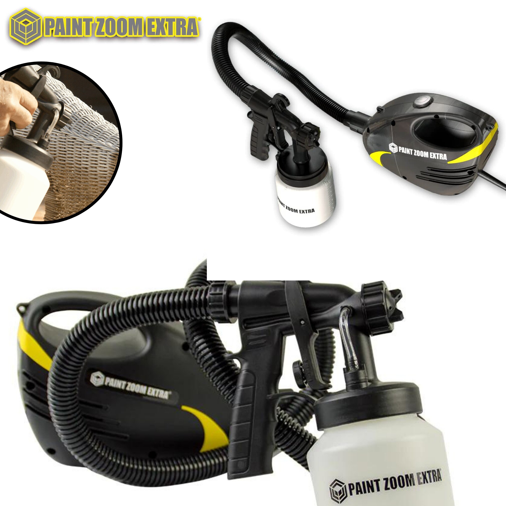 Best Direct® Farbsprühsystem, Farbsprühpistole, Farbsprühgerät Paint Zoom Extra