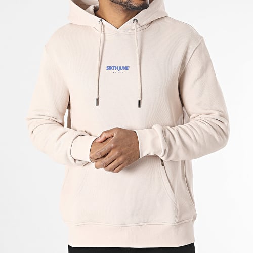 Sweat Capuche Beige