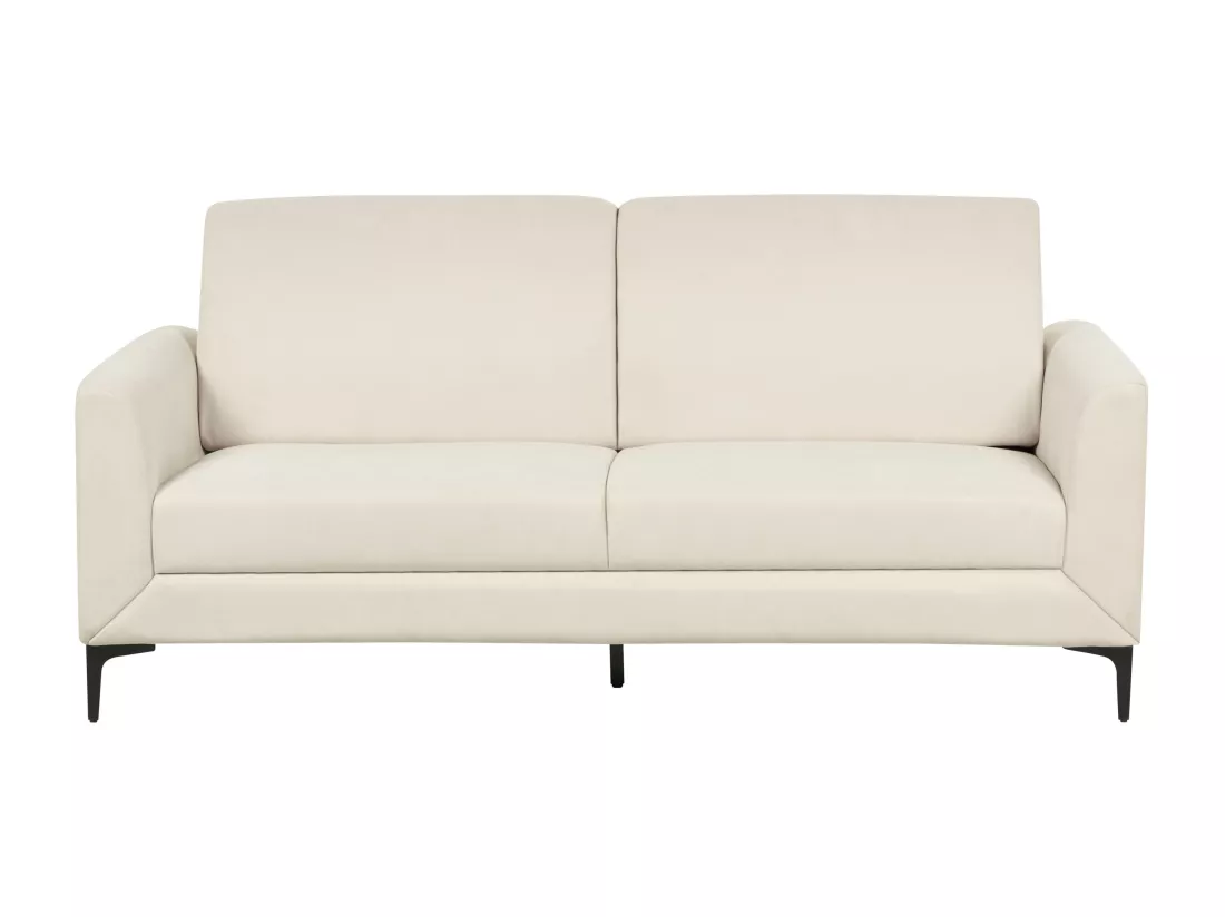 Canapé 3 places en tissu beige FENES