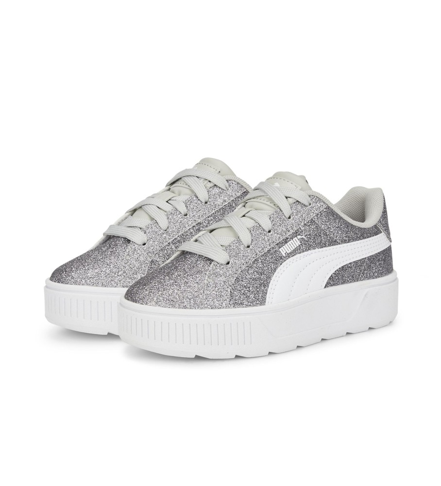 Tênis Puma Karmen Glitz PS cinza