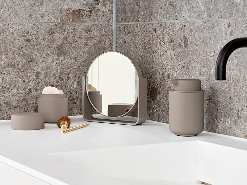 Zone Denmark Tischspiegel Ume Beige Kosmetikspiegel