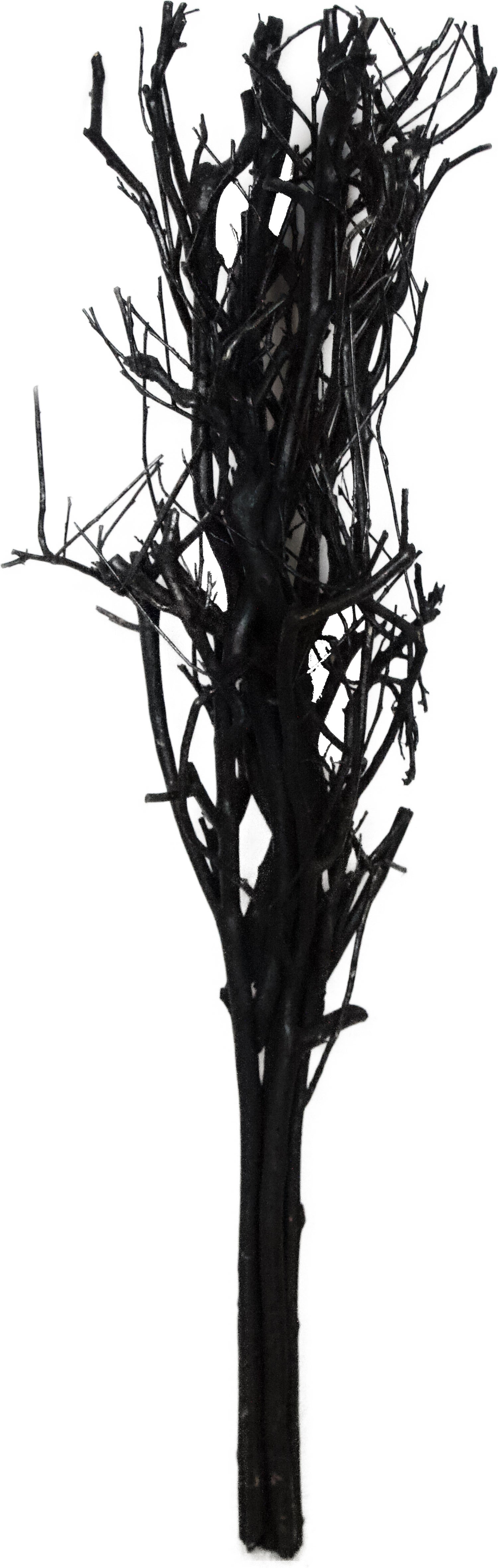 Kunstdecoratietakken berk zwart 75 x 15 x 13 cm