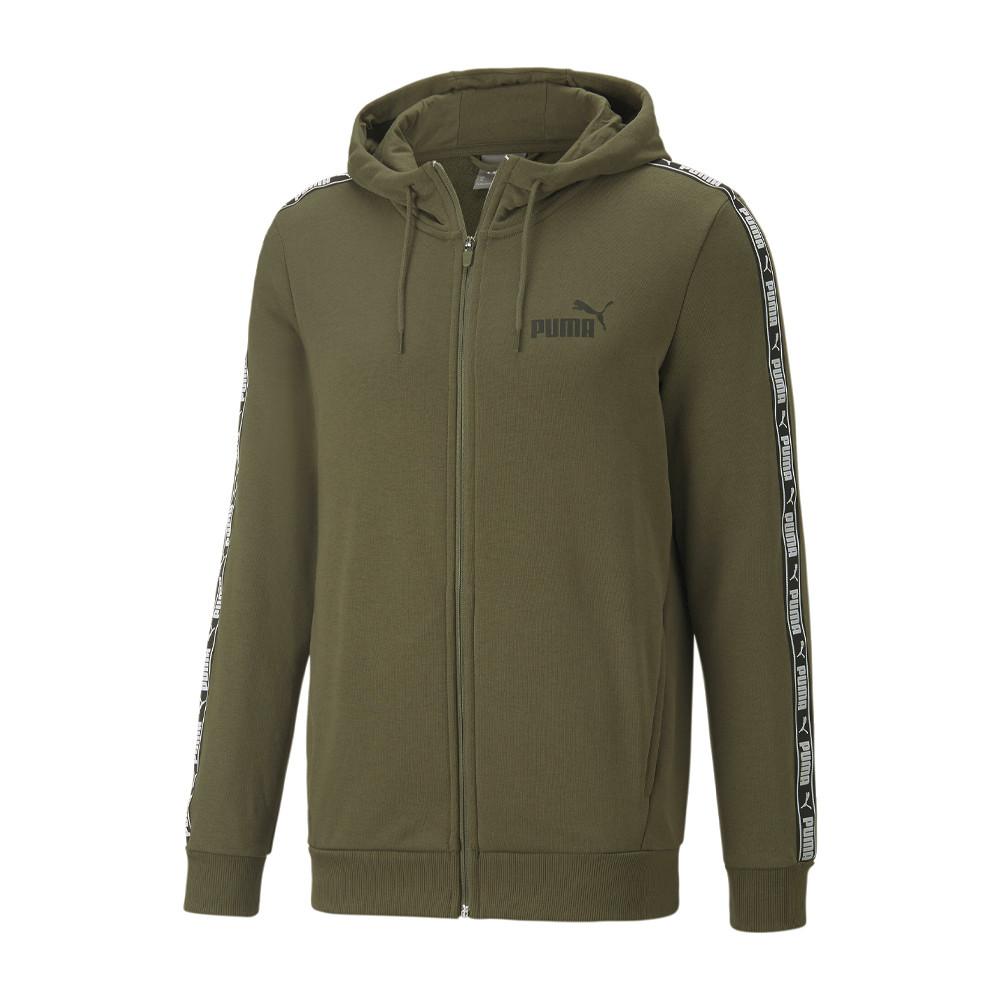 Puma Sweat Kaki Homme Puma Tape Fz