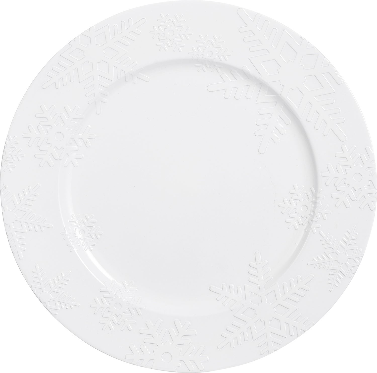 House of Seasons decoratiebord Ezra wit D 33 H 2 cm