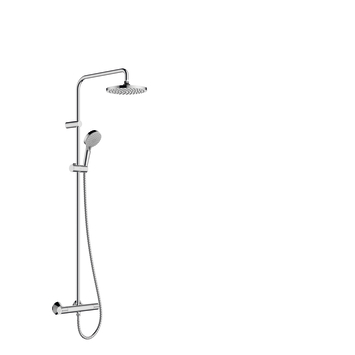 Hansgrohe regendoucheset Vernis Blend 200 met handdouche en thermostaatkraan 2 standen chroom