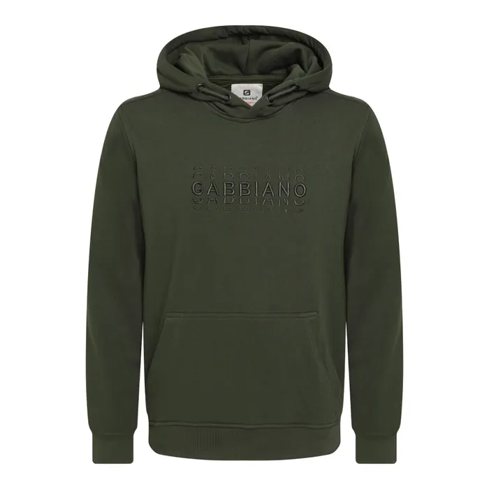 Gabbiano 3D Embroidery Hoodie Heren
