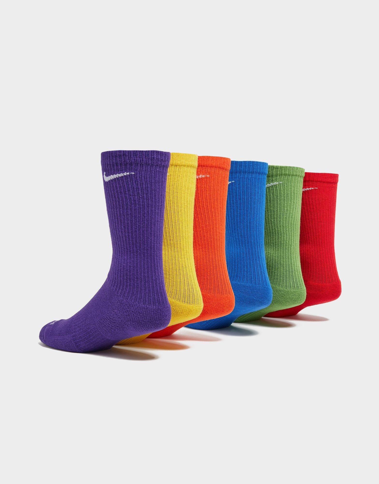Nike 6 Paires de Chaussettes Rembourrées Crew