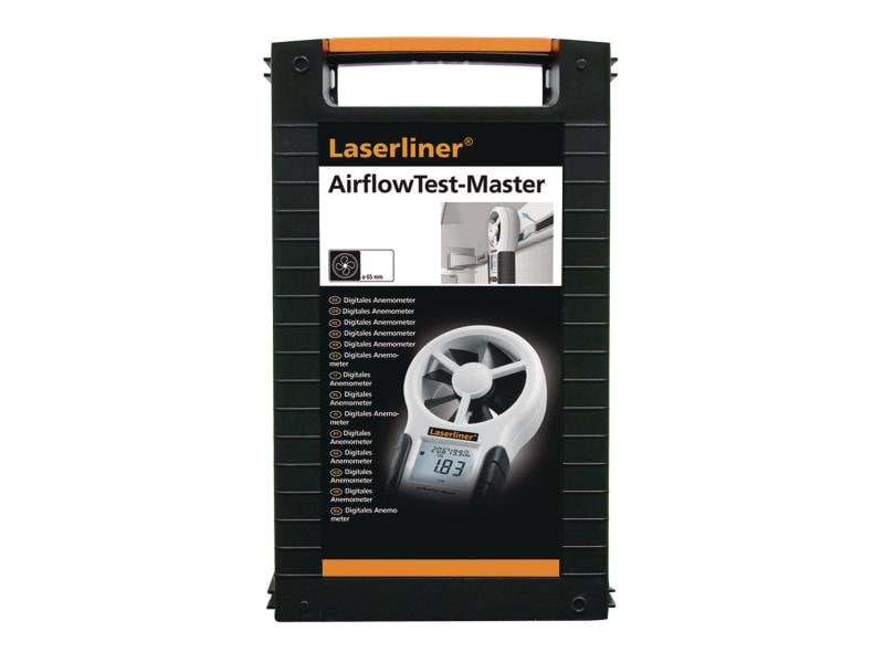 Laserliner Anemometer AirflowTest Master Anemometer zur Messung von Volumenstrom und Windgeschwindigkeit
