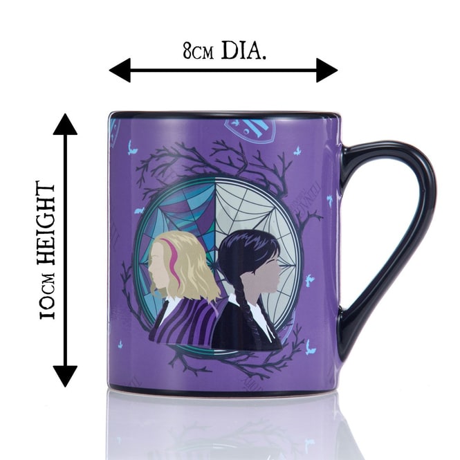 Wednesday - Tasse mit Farbwechsel - Wednesday + Enid