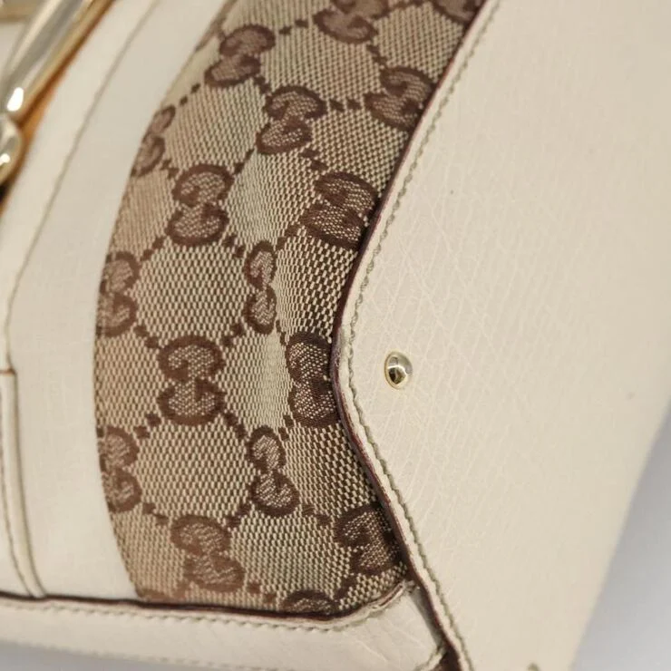 Gucci Vintage Gucci Handbag Beige