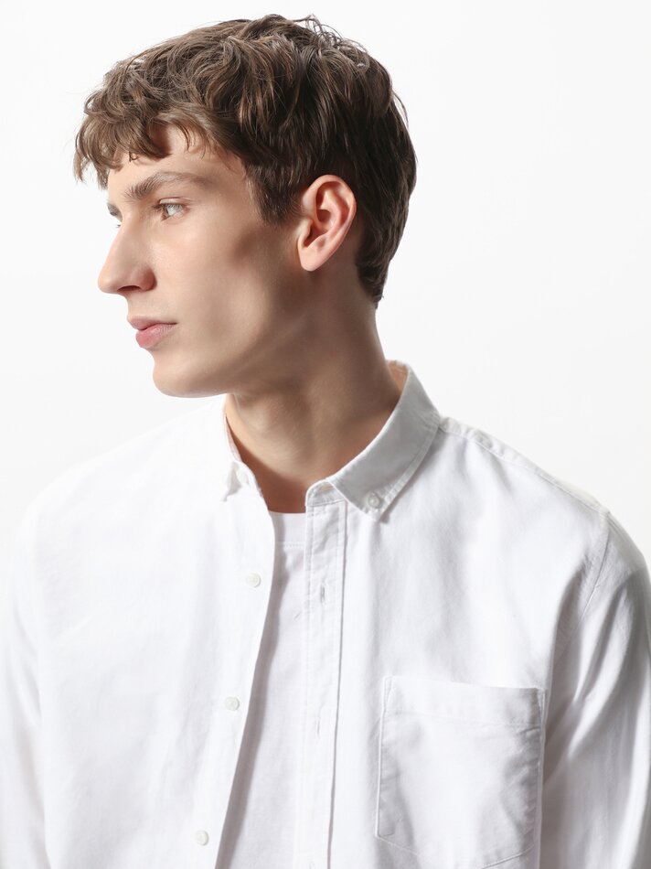 Camisa Oxford - Branca