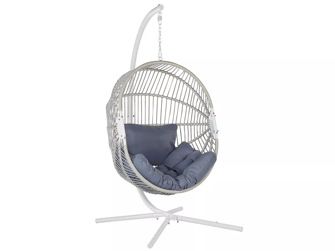 Fauteuil suspendu avec support ACRI Blanc