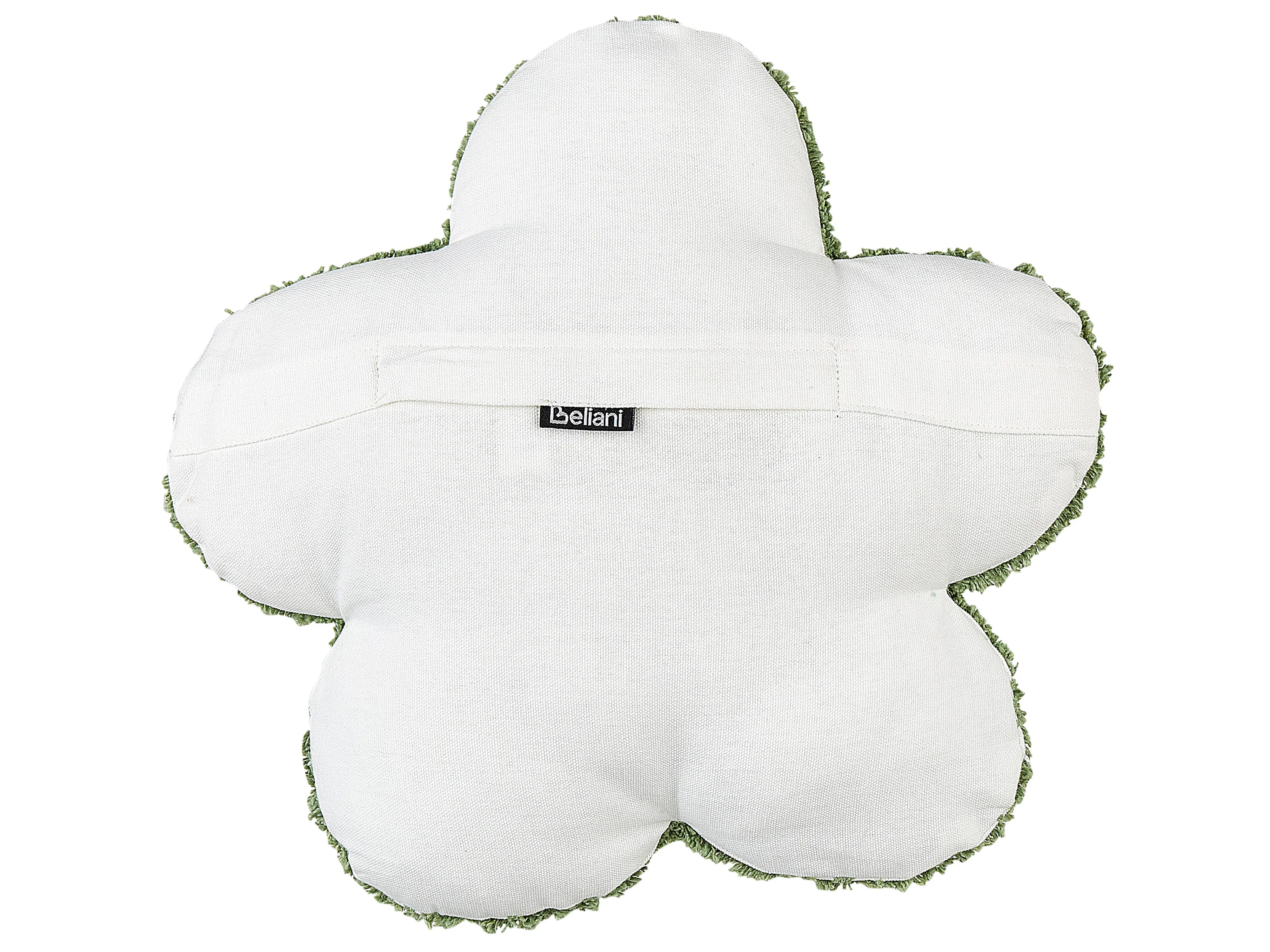 Set van 2 sierkussens SORREL Katoen 30 x 30 cm Groen Bloem