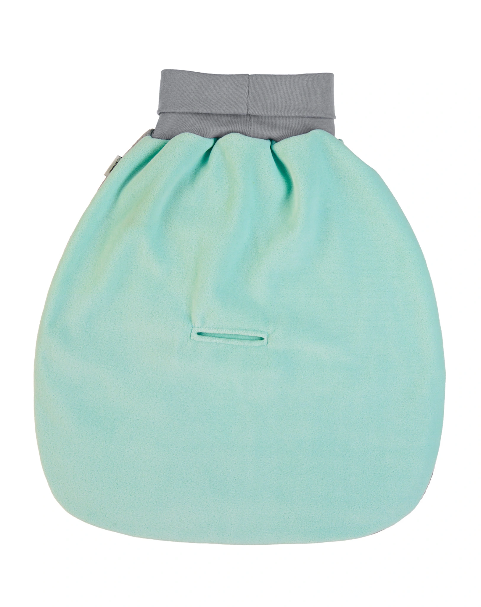 Strampelsack EMMI ESEL (48x42) in türkis/grau