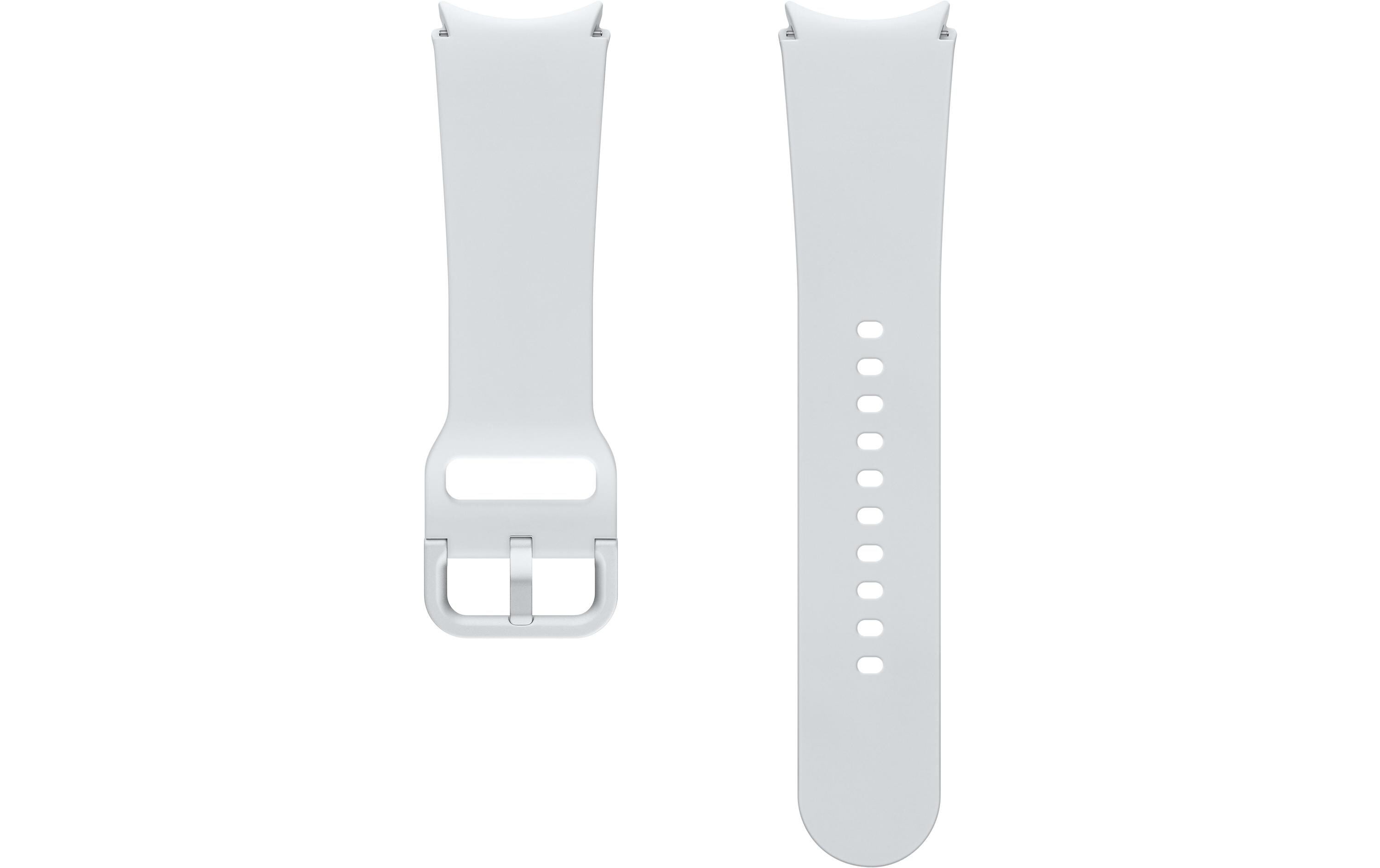 Sport Band S/M Galaxy Watch 4/5/6 SilverSportliches Armband für die Samsung Galaxy Watch4, Galaxy Watch5 und Galaxy Watch6