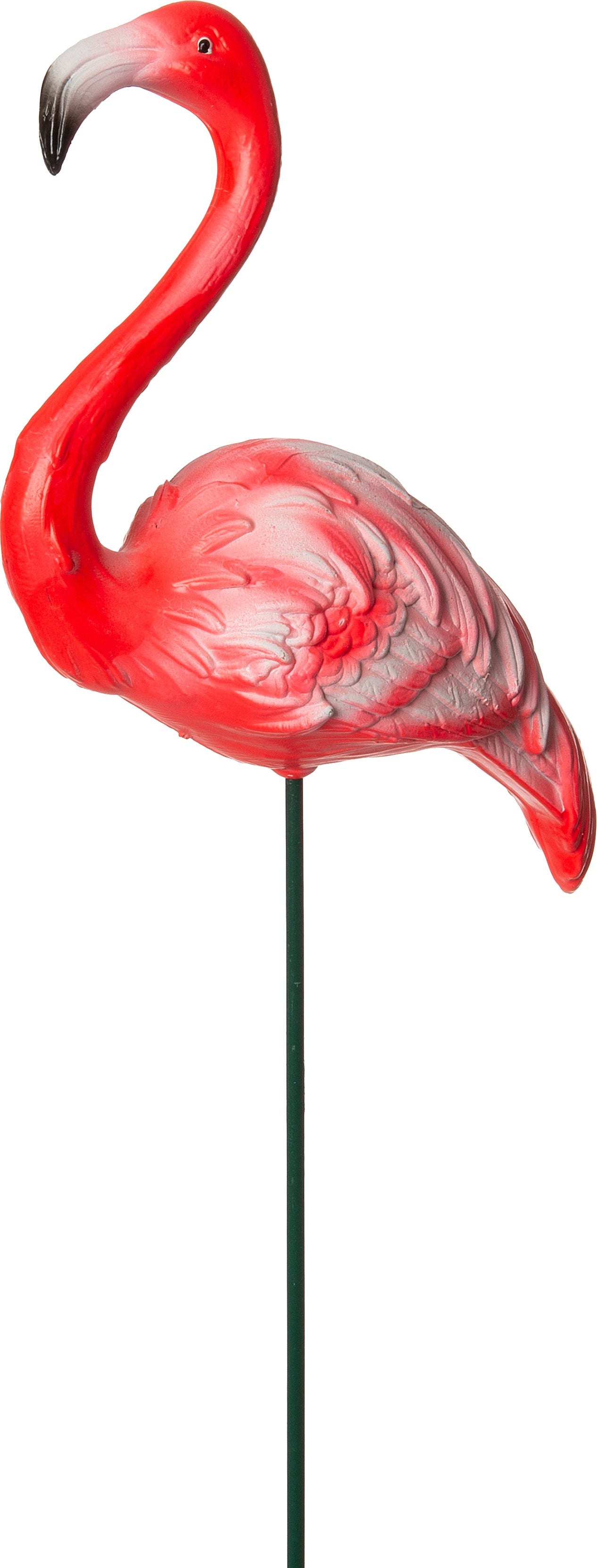 Intratuin tuinsteker flamingo lichtroze / wit 14,5 x 5 x 69 cm