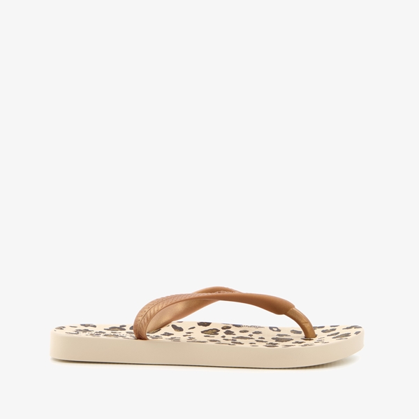 Copacabana vegan kinder slippers met panterprint