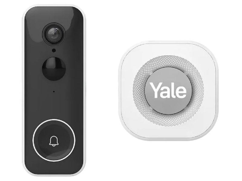 Yale Smart Video Doorbell und Smart Doorbell Chime Starter- Video-Türklingel mit Türgong