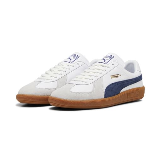Puma Army Trainer Sneakers, White-Club Navy, 38