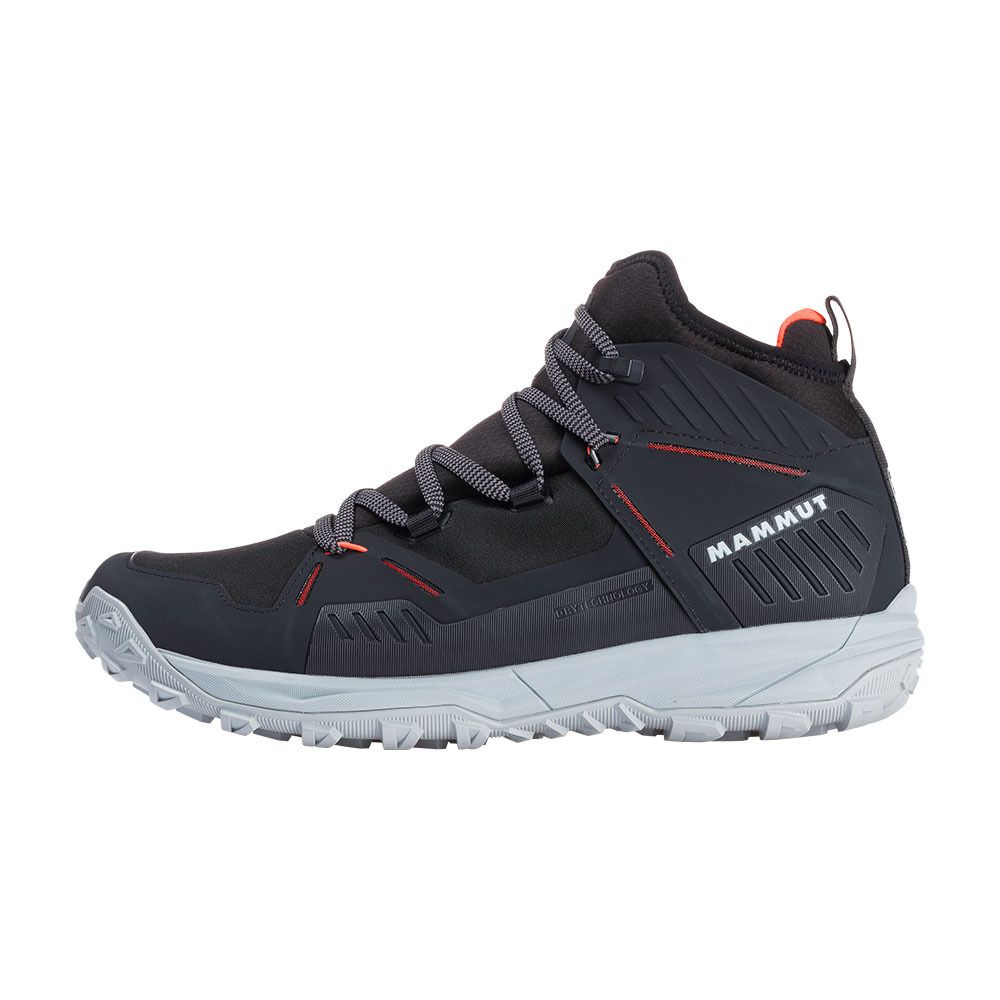 Mammut SAENTIS PRO WP - Chaussures de randonné Homme black/vibrant orange