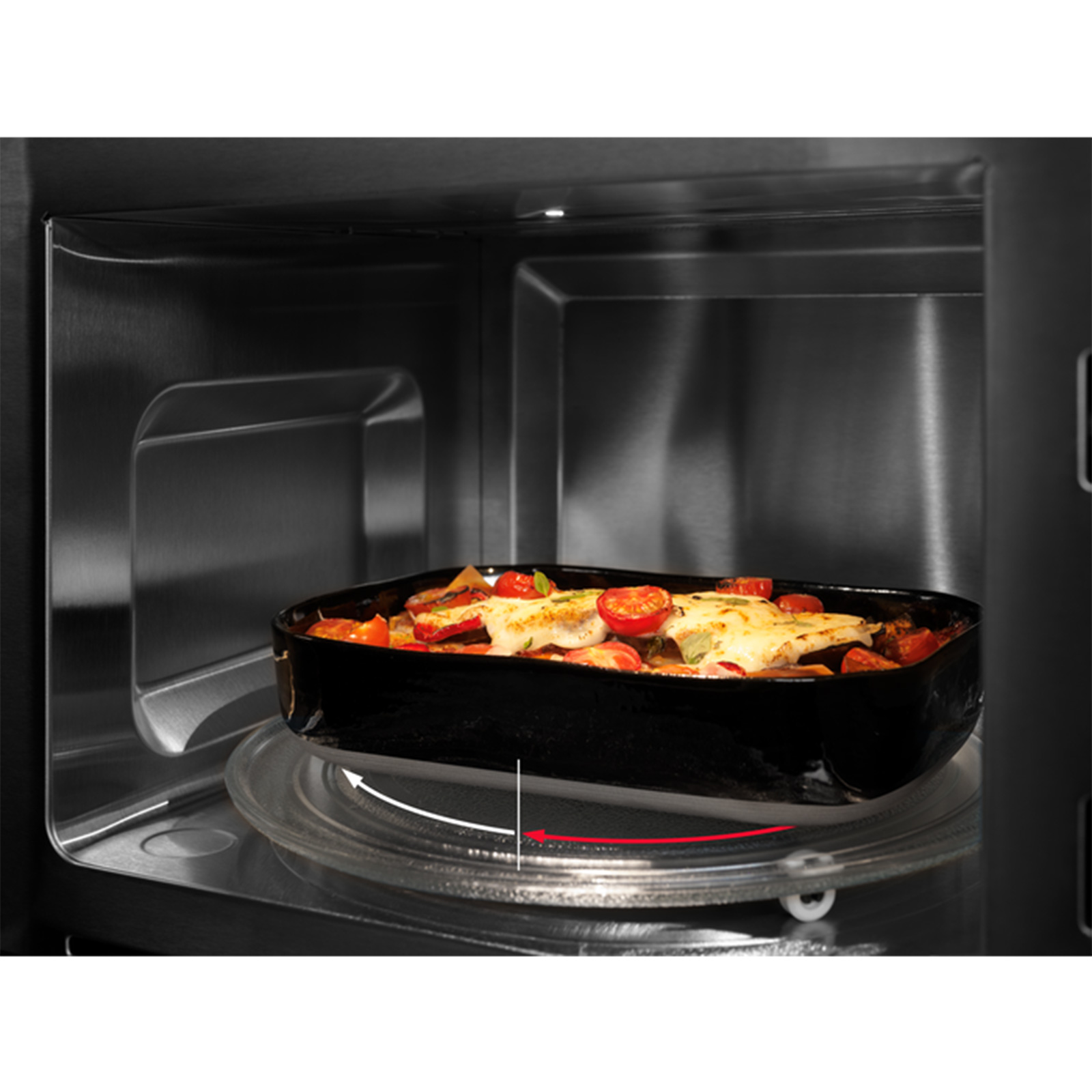 AEG Einbau-Mikrowelle MSB2547DM - Edelstahl - 900 W