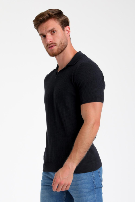 Gabbiano blauwe heren polo