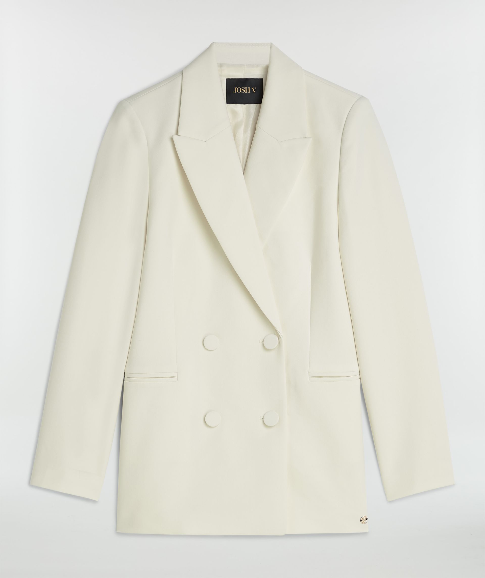 JV-DILLEN straight fit blazer - creme white