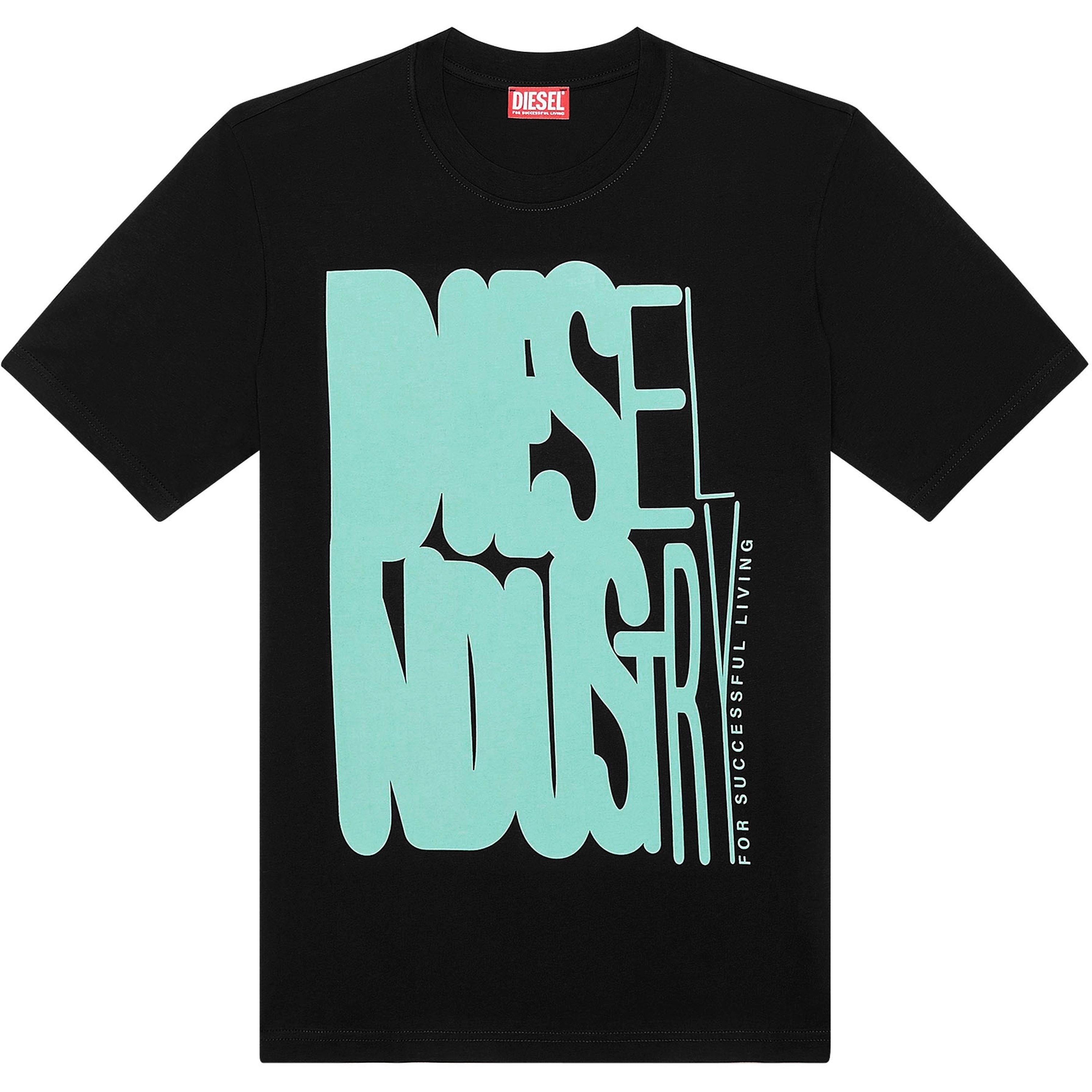 Diesel Water Print T-Shirt