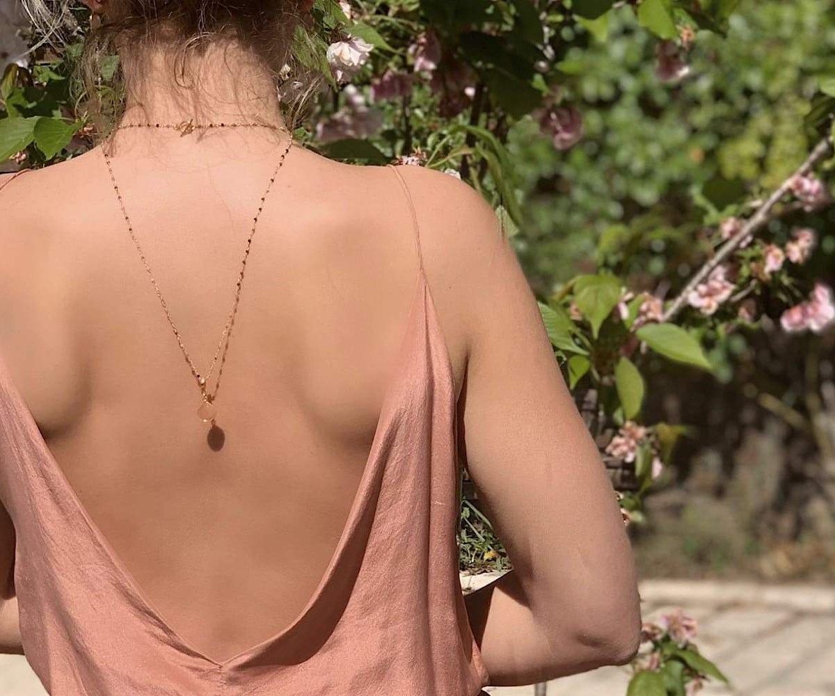 Collier bijou de dos/recto verso Warrior