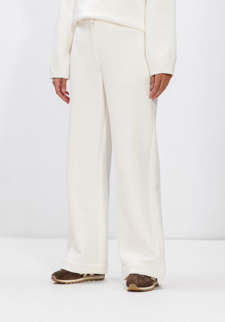 creme max mara wijde broek maroso