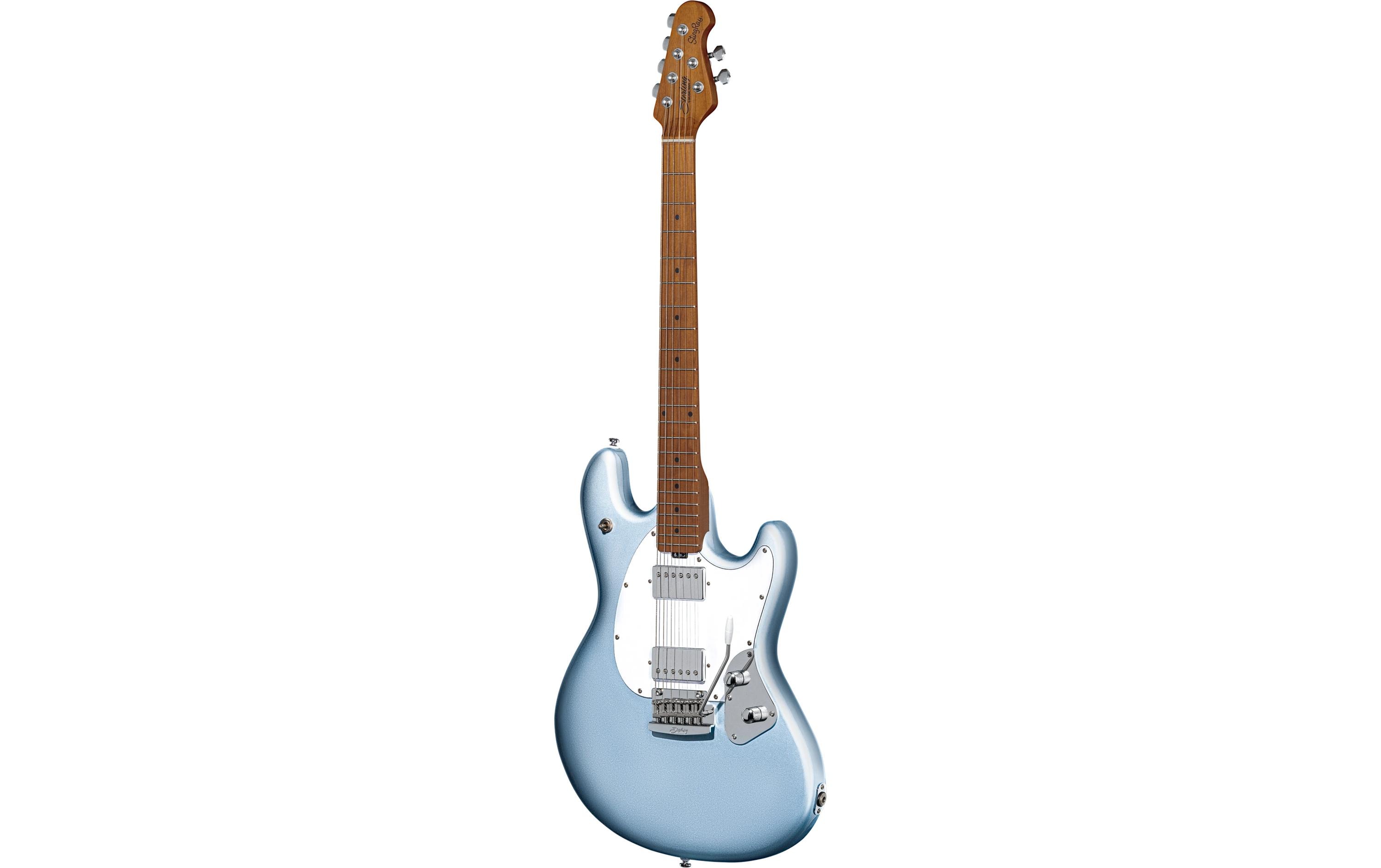 E-Gitarre Stingray SR50 Firemist Silver<br>Gitarre im Vintage-Design mit neuer Ausstattung