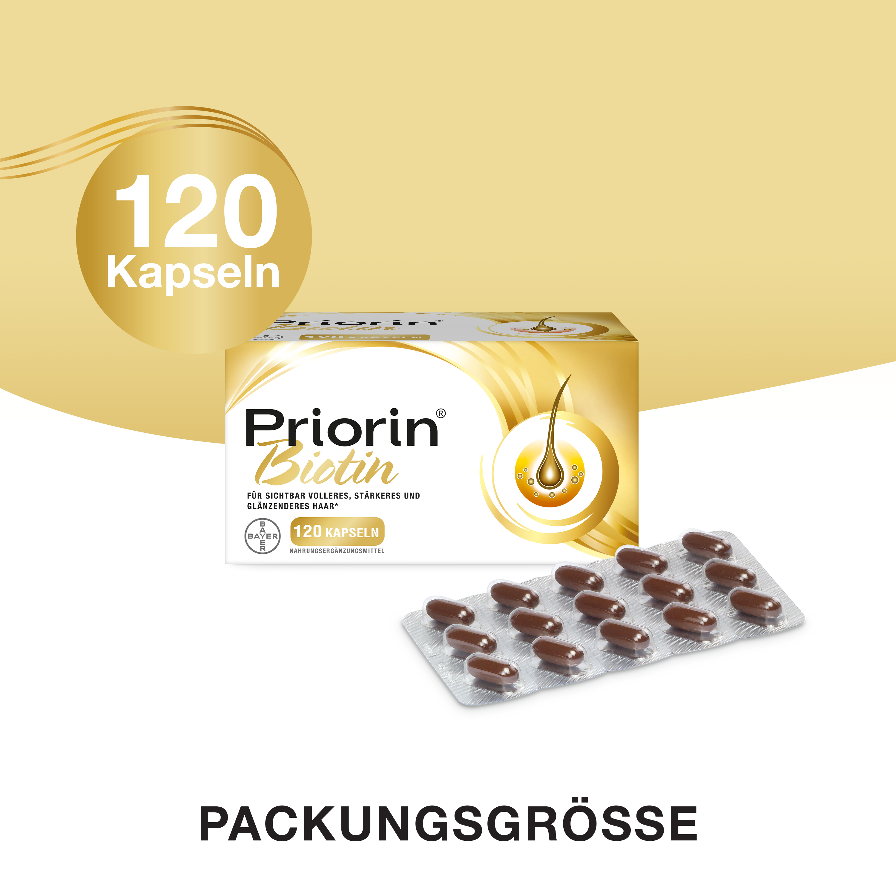 PRIORIN Biotin Kaps Blist 120 Stk
