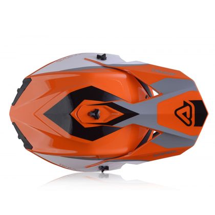 Casque cross Acerbis LINEAR ORANGE/WHITE 2023 - Orange / Blanc