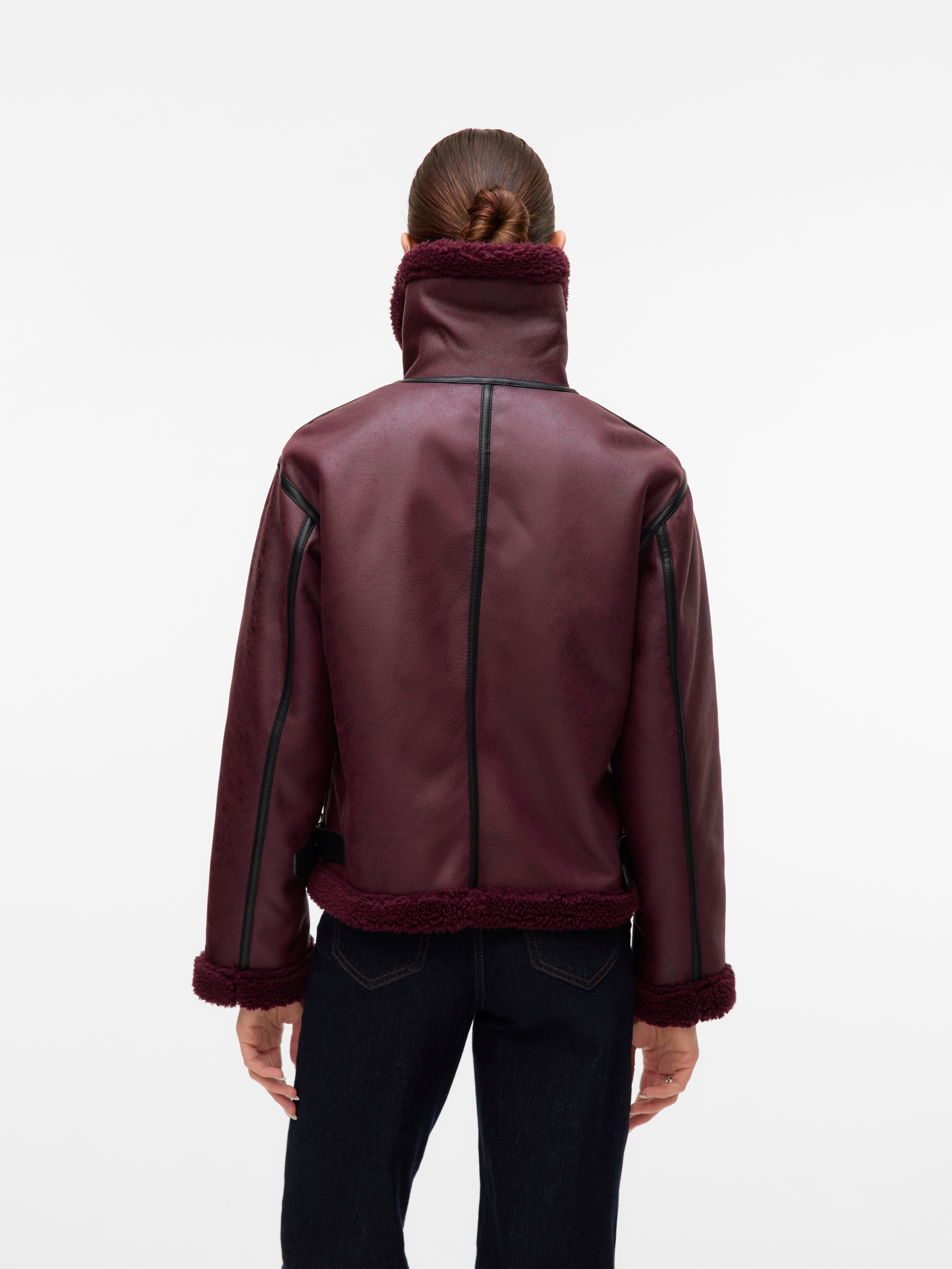 Vero Moda Kurzjacke »VMVIRGINIA SHORT JACKET BOO« farblich abgesetzte Details