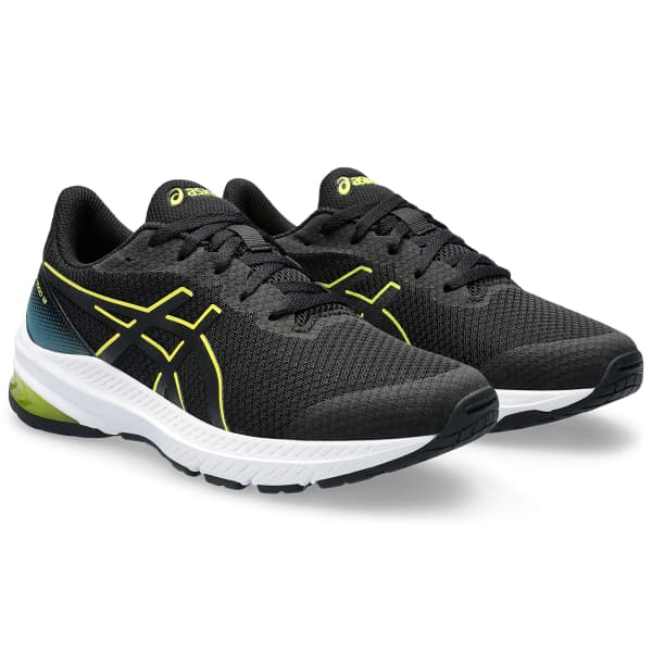 Chaussure running ASICS GT-1000 12 GS BLACK/BRIGHT YELLOW
