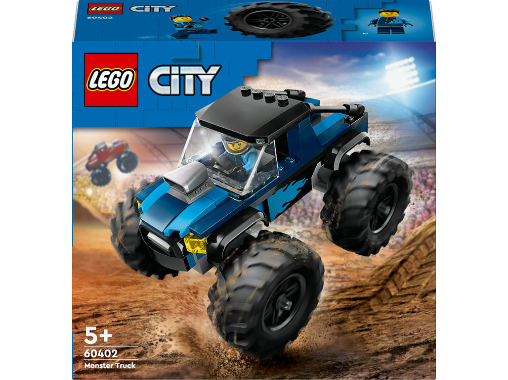 MONSTER TRUCK AZUL LEGO CITY GREAT VEHICLES