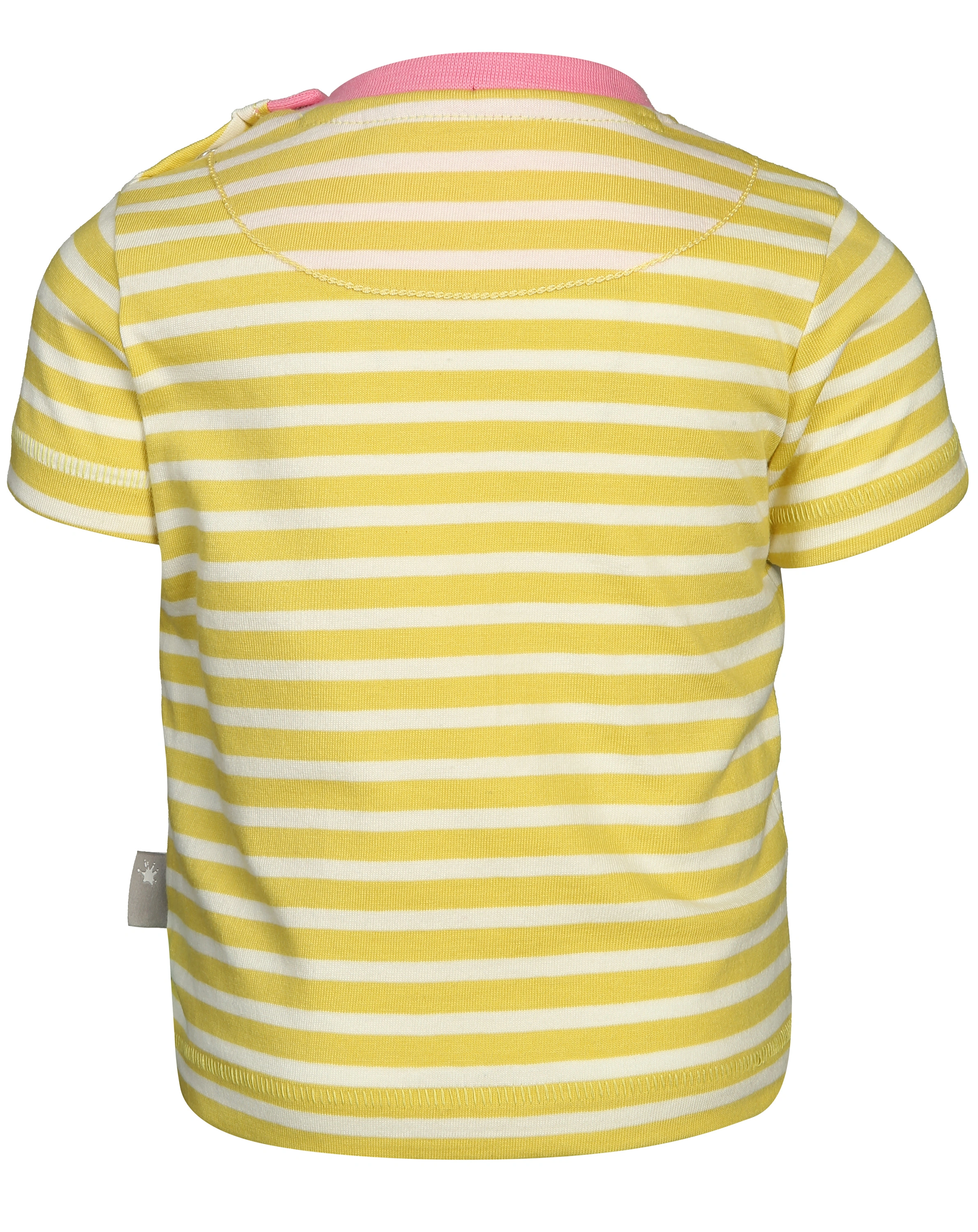 T-Shirt KROKO gestreift in gelb