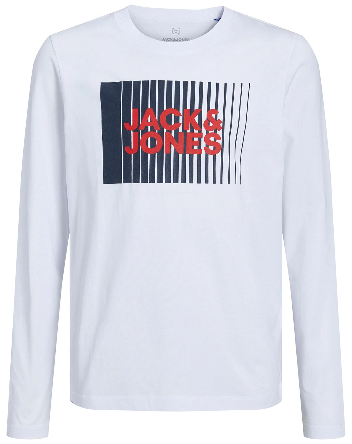 Langarmshirt LOGO in white