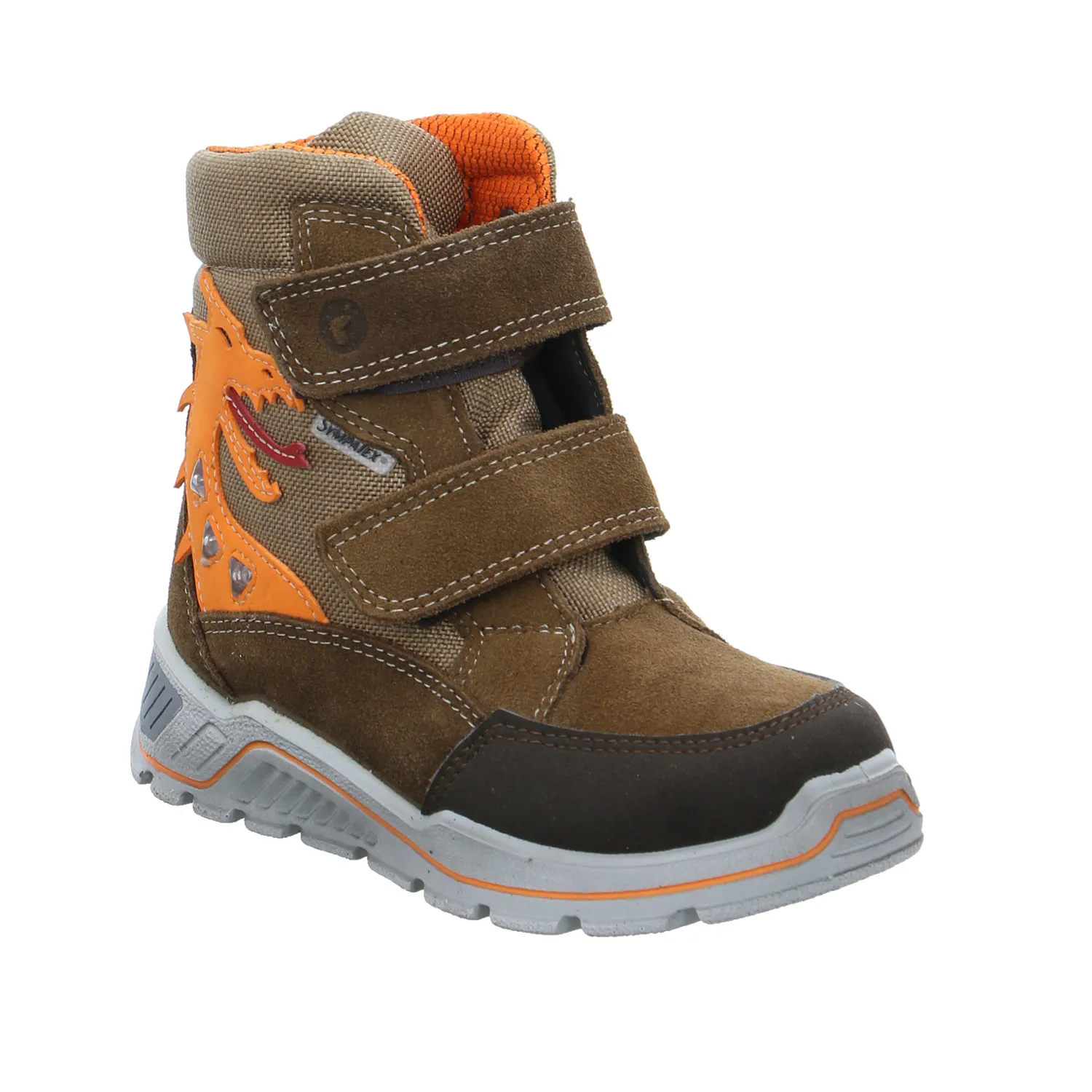 RICOSTA Jungen-Winter-Bottine Cognac Textil  Jungen Schneestiefel