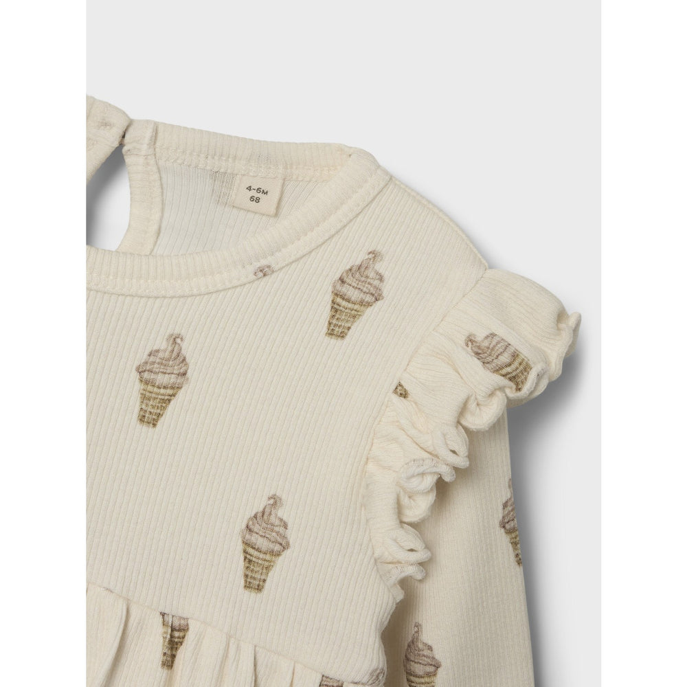 Køb Lil'Atelier Turtledove Ice Cream Gavo Enk Body Kjole