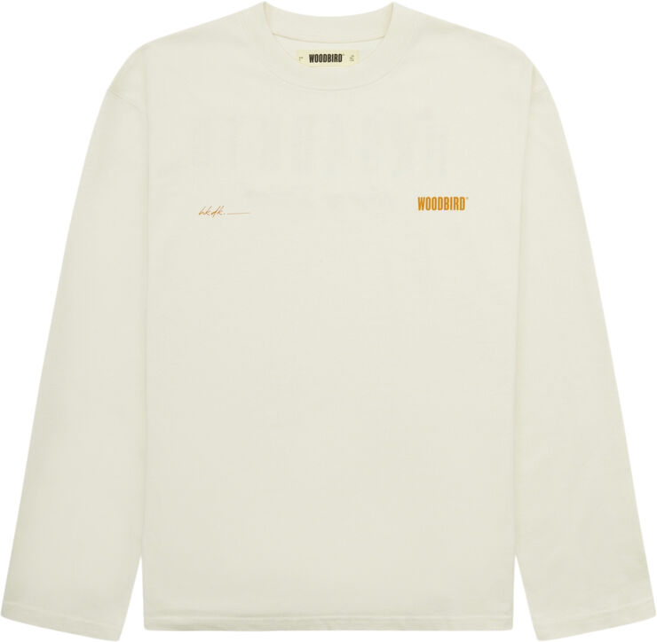 Woodbird WBJouls 8410 L/S Tee Off white