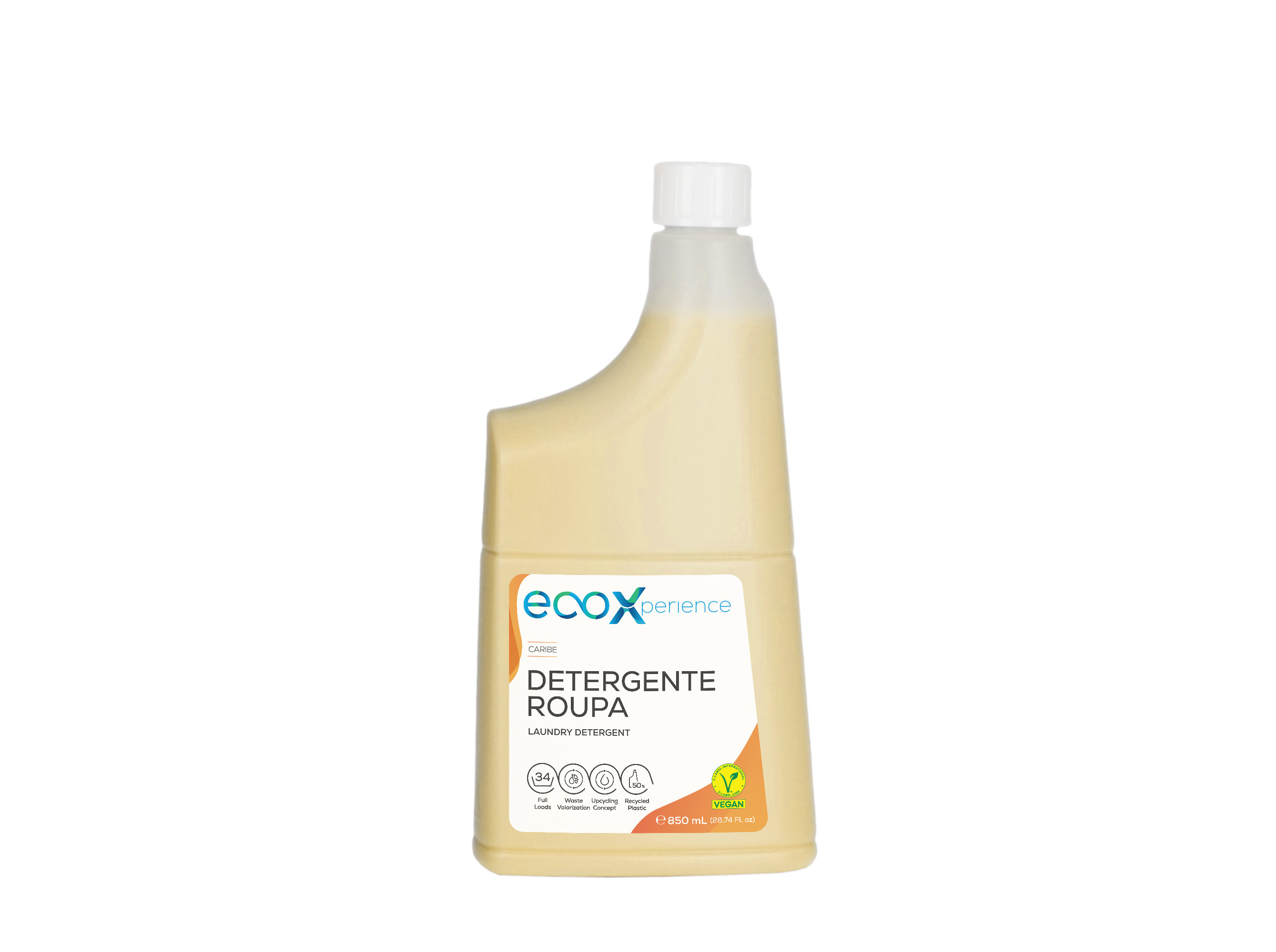 DETERGENTE ROUPA MÁQUINA ECOX CARIBE 34DOSES