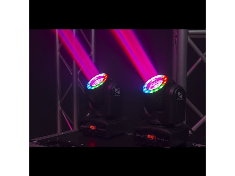 BeamZ Moving Head Panther 60R Moving Head mit LED-Ring