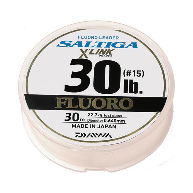 Fluorocarbone Daiwa Saltiga X' Link Fluorocarbon Leader - 30M