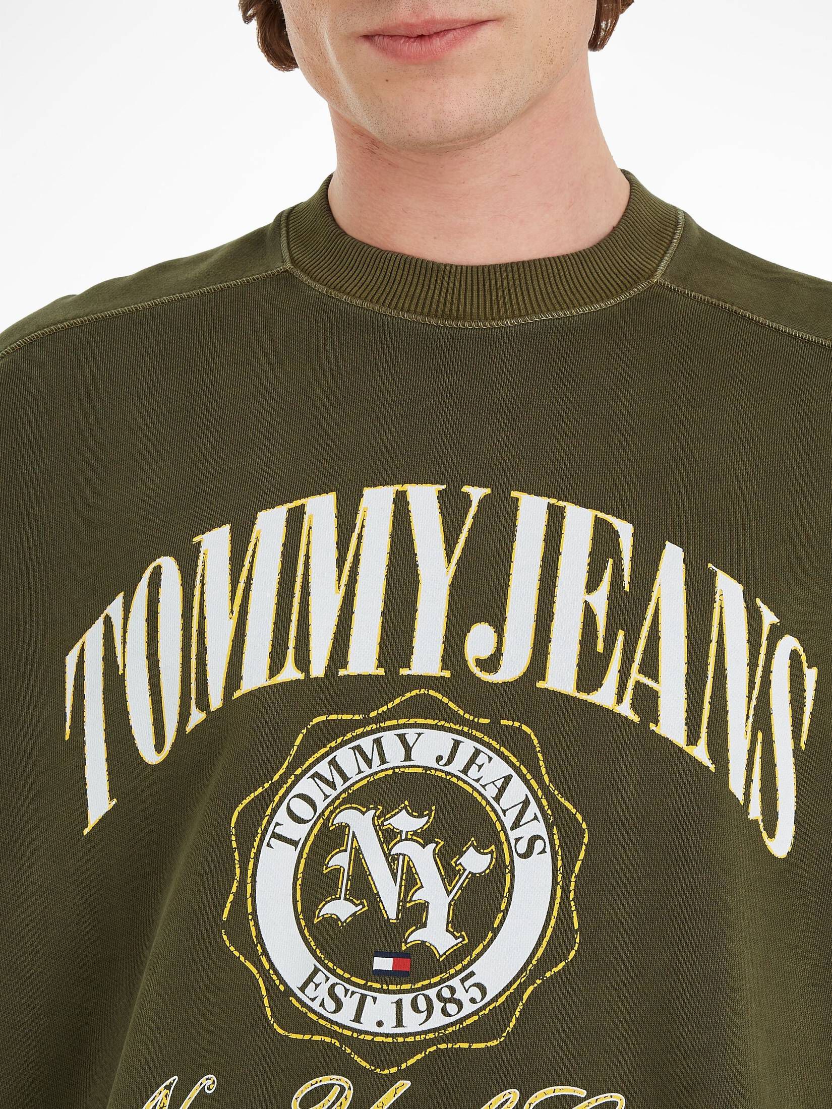 Tommy Jeans| Herren Sweatshirt LUXE VARSITY CREW