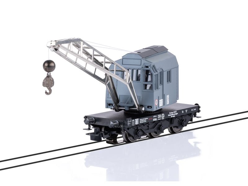 Märklin Kranwagen-Set H0, III Kranwagenset mit digitalen Funktionen und Drehkran