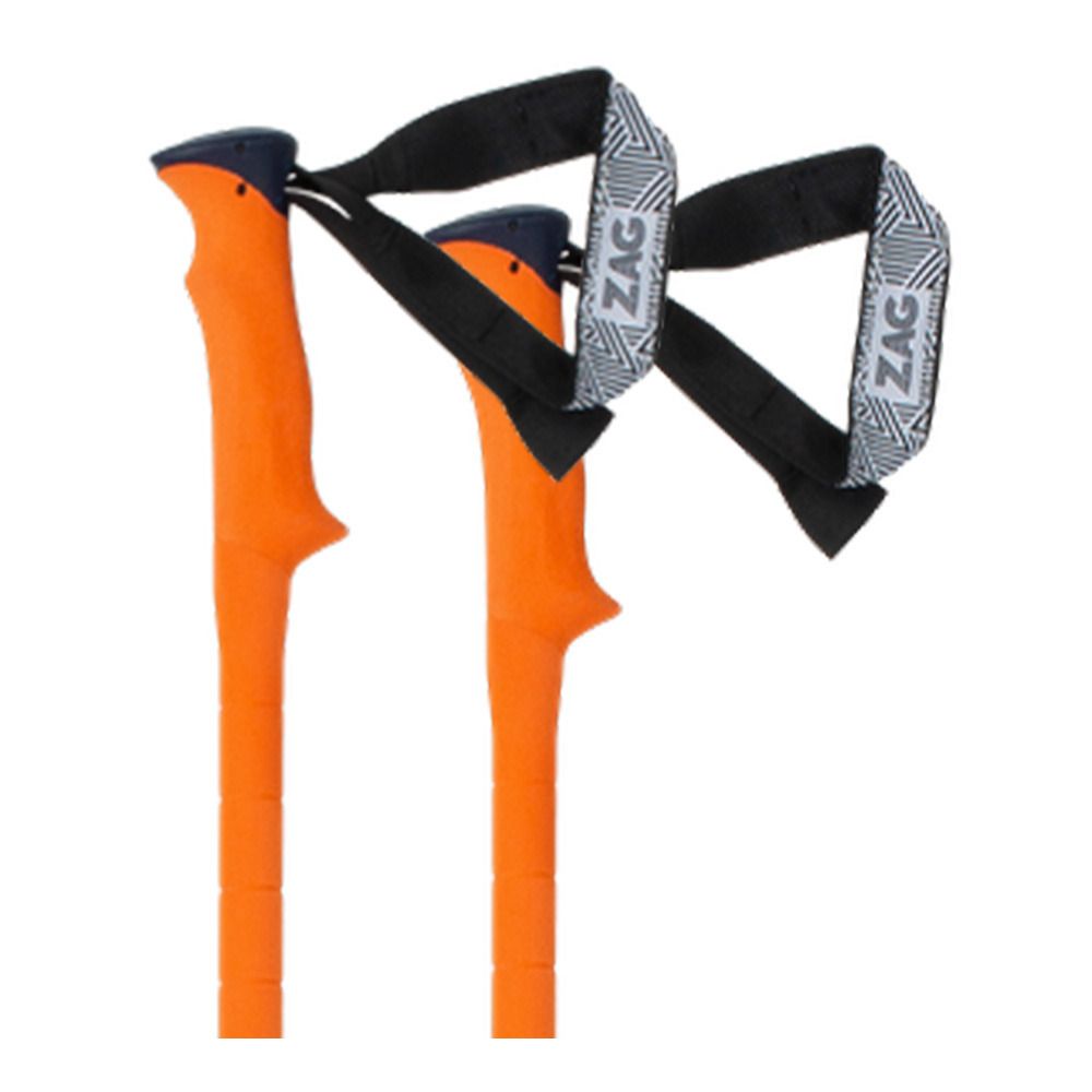 Zag SOUTH POLE - Bâtons ski bleu/orange