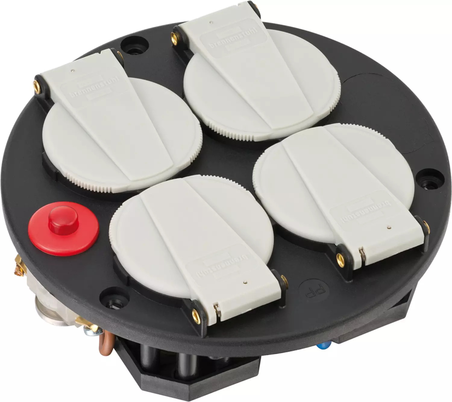 Brennenstuhl 1081080 4-voudige inzet - IP20 - 230V/16A - thermostaat met controlelicht