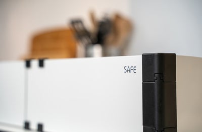 Safe & Care Komfyrbeskyttelse Basic, Hvit